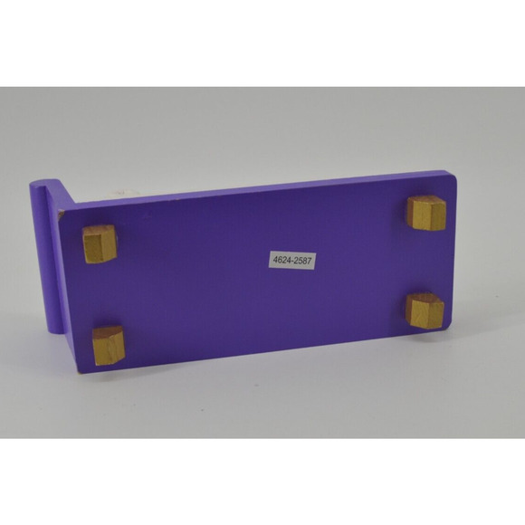 Doll furniture set of 2 Pieces Purple Chaise Gold and Bright Pink Doll House - Picture 10 of 16